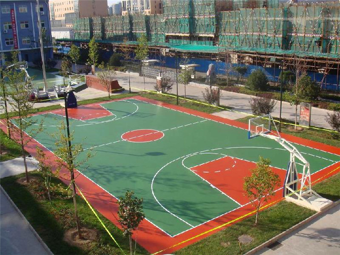 石家莊拍嘉建筑公司  硅pu球場(chǎng)